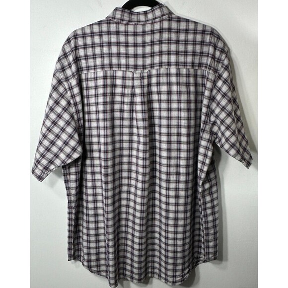Roundtree & Yorke Shirt Men’s Size XL Plaid Multicolor Button Down Cotton Casual - Picture 3 of 11